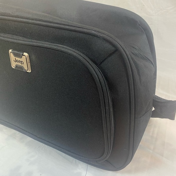 Jeep bag black with zippers medium sized bag - Picture 2 of 10